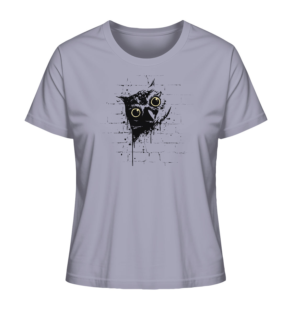 Lässige Street Art Eule - Ladies Organic Shirt