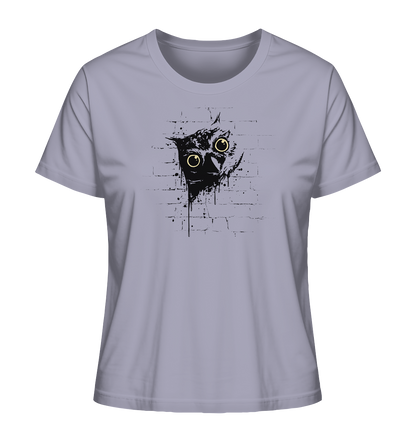 Lässige Street Art Eule - Ladies Organic Shirt