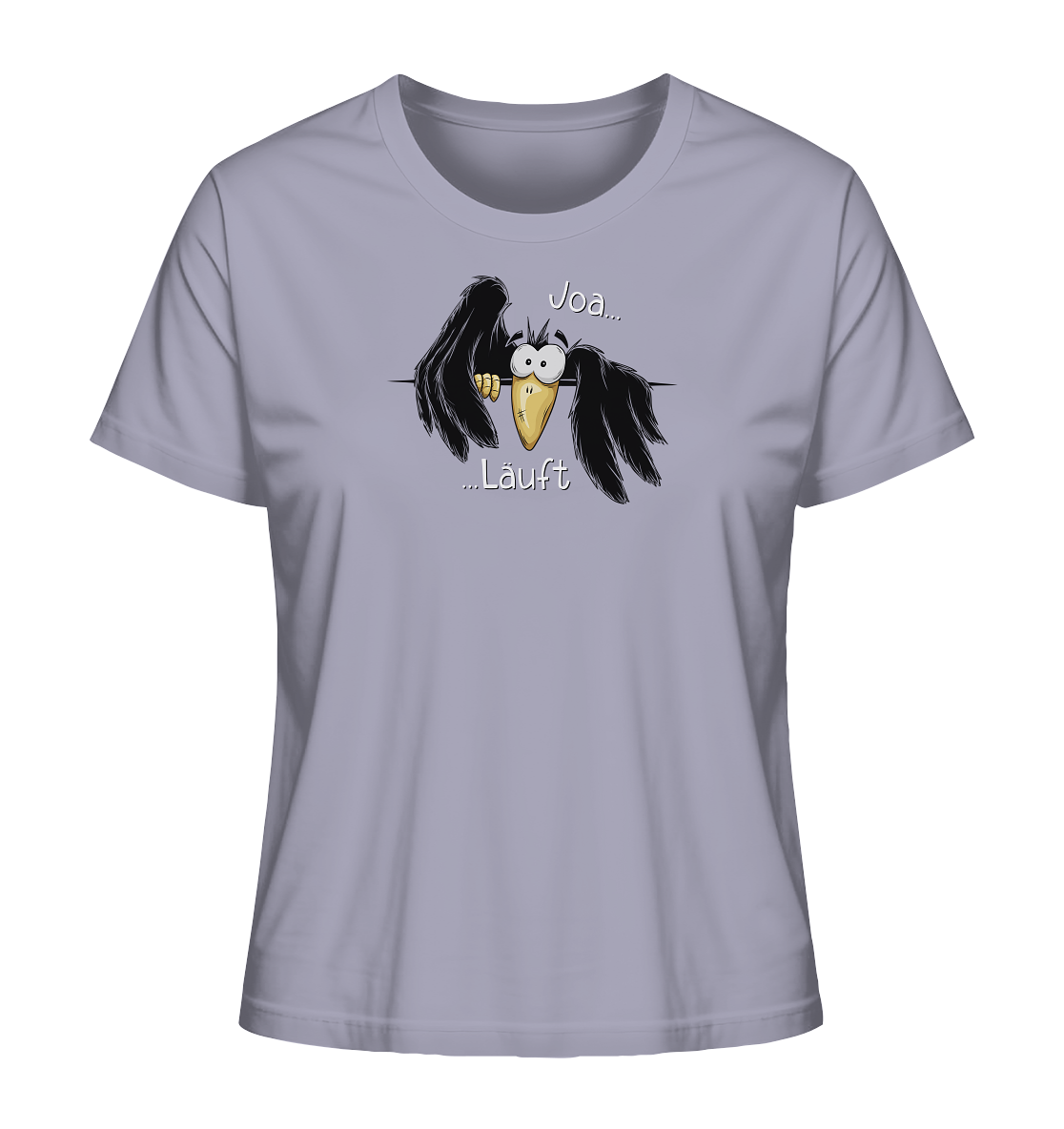 Joa Läuft Krähe gechillter Rabe - Ladies Organic Shirt