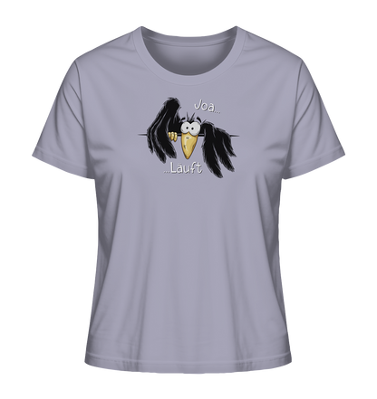 Joa Läuft Krähe gechillter Rabe - Ladies Organic Shirt