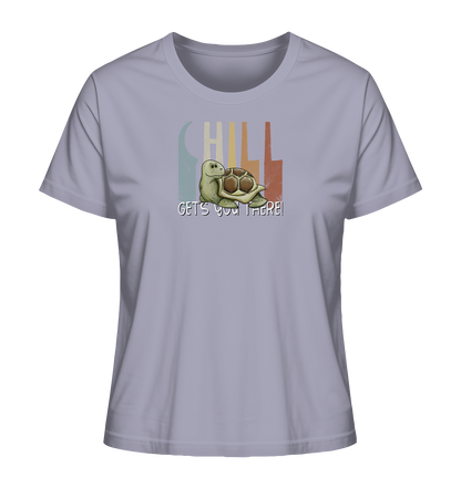 Gechillt gemütliche Schildkröte - Ladies Organic Shirt
