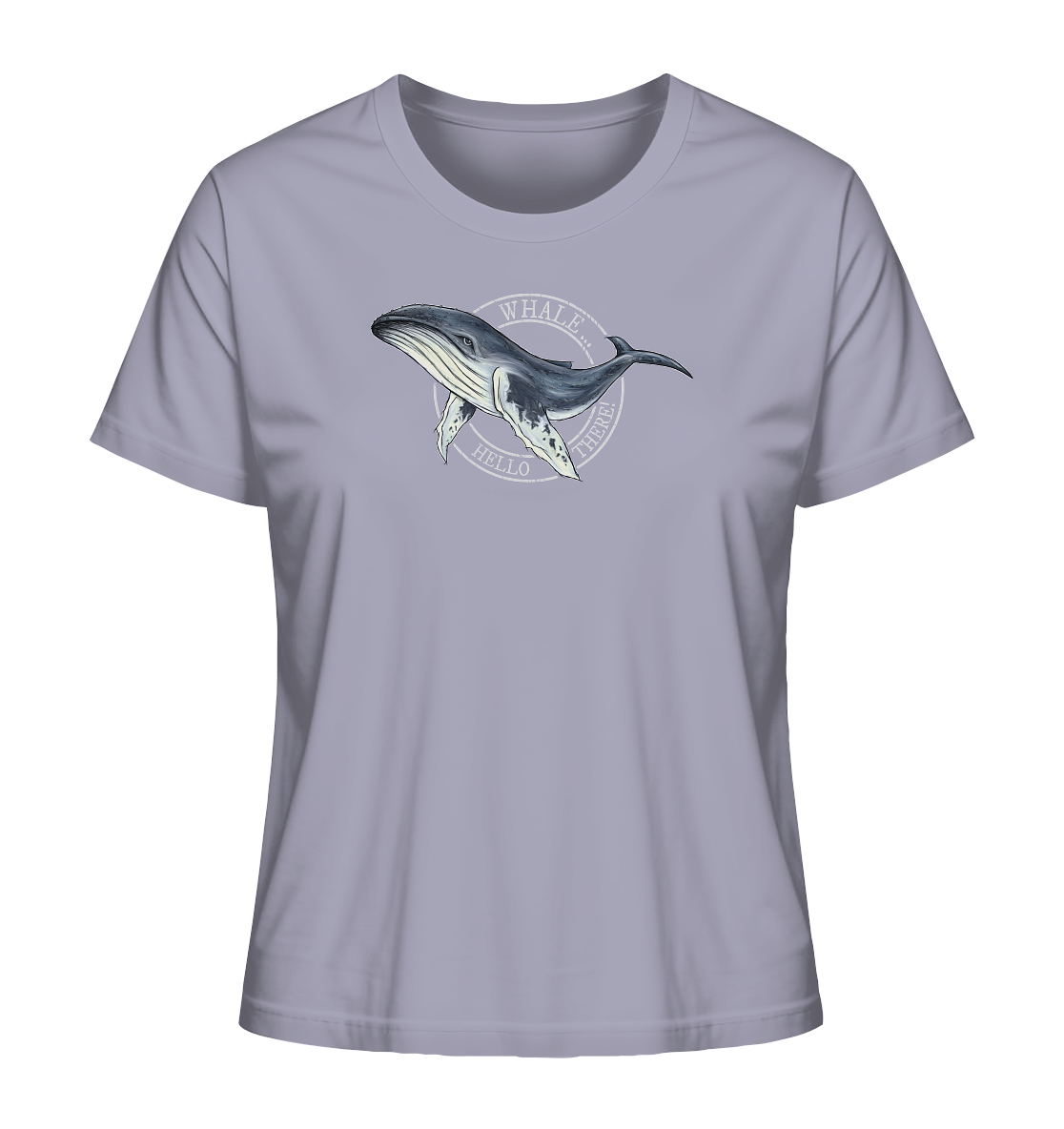 Whale, Hello There | Buckelwal - Ladies Organic Shirt