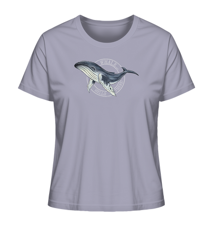 Whale, Hello There | Buckelwal - Ladies Organic Shirt
