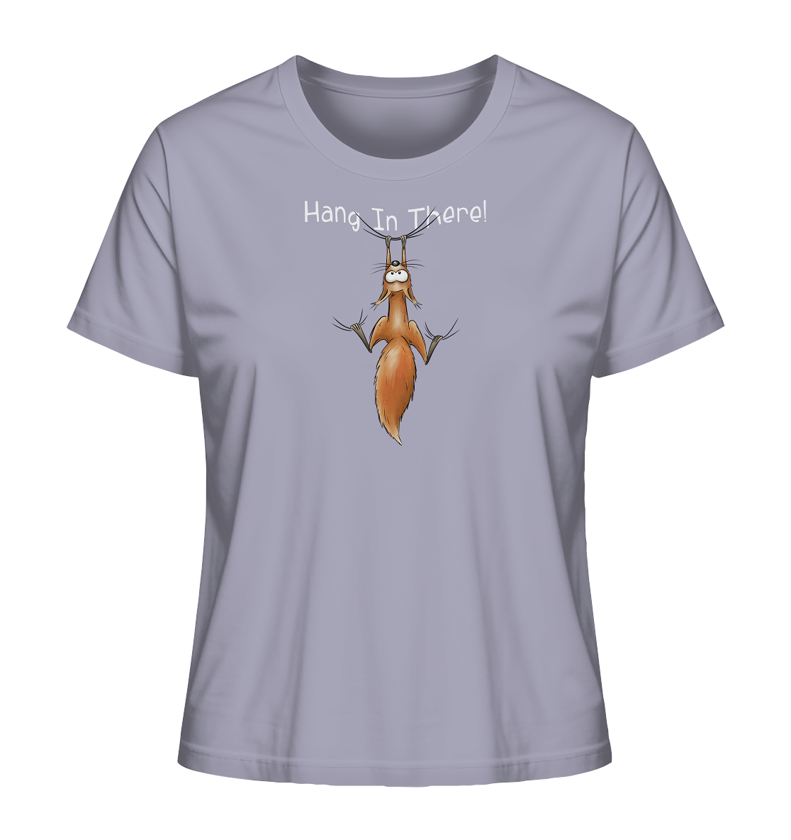 Hang In There | Lässiges Eichhörnchen - Ladies Organic Shirt