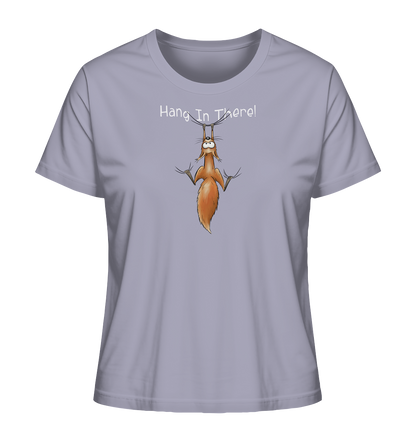 Hang In There | Lässiges Eichhörnchen - Ladies Organic Shirt