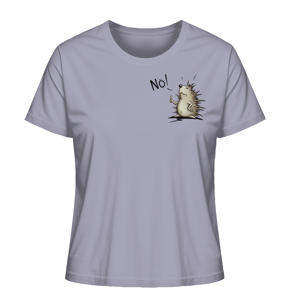 Nö! Grummeliger Igel - Ladies Organic Shirt