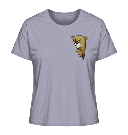 Funky Bär Illustration - Ladies Organic Shirt
