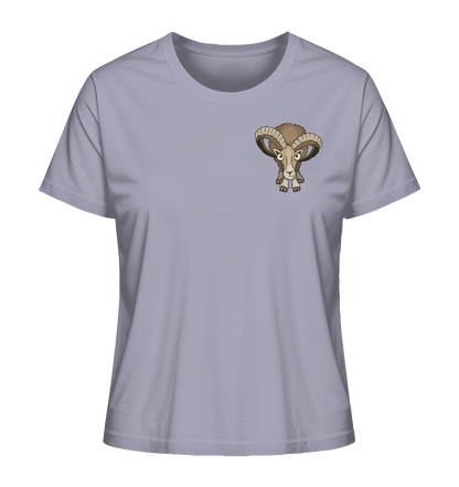 Bockiges Mufflon Widder Schafbock - Ladies Organic Shirt