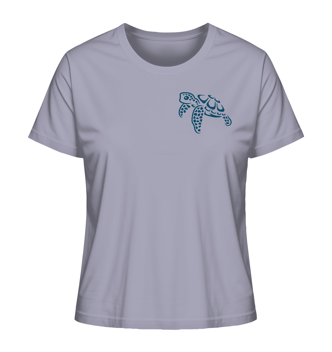 Lässig lustige Wasserschildkröte - Ladies Organic Shirt