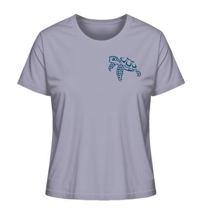 Lässig lustige Wasserschildkröte - Ladies Organic Shirt