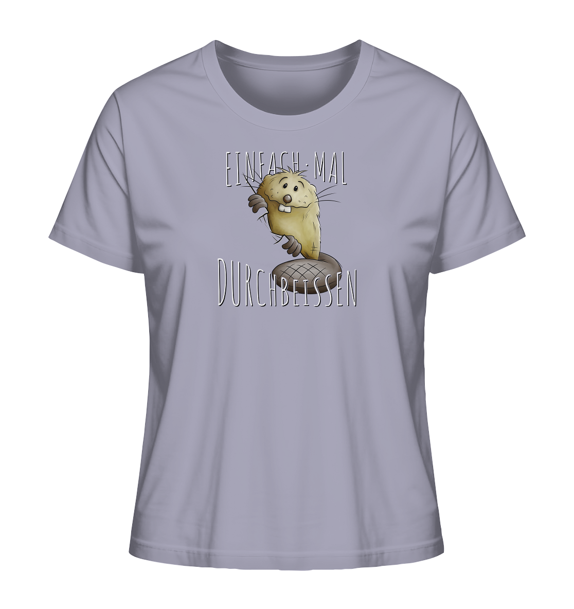Einfach mal Durchbeissen Biber - Ladies Organic Shirt