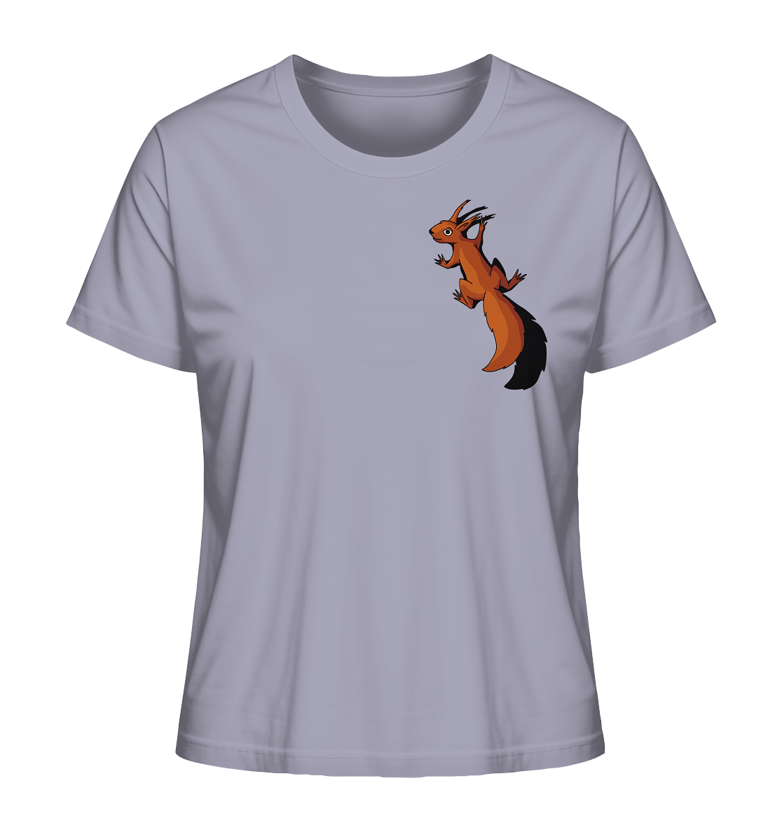 Süßes Eichhörnchen klettert - Ladies Organic Shirt
