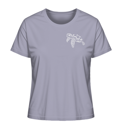 schwimmende Meeres-Schildkröte - Ladies Organic Shirt