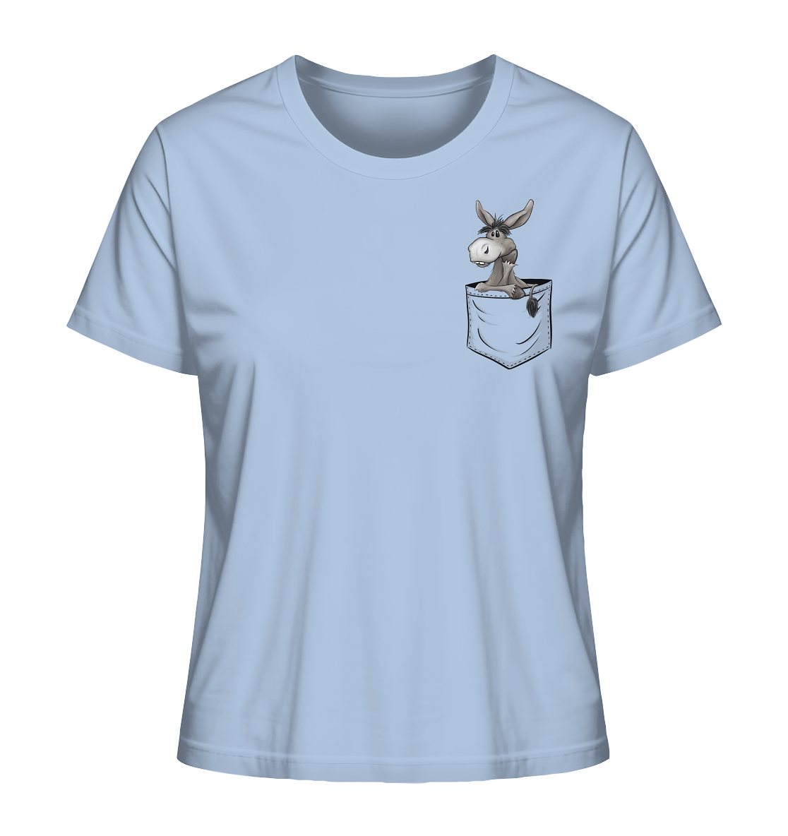 Bockiger Esel in Deiner Tasche - Ladies Organic Shirt