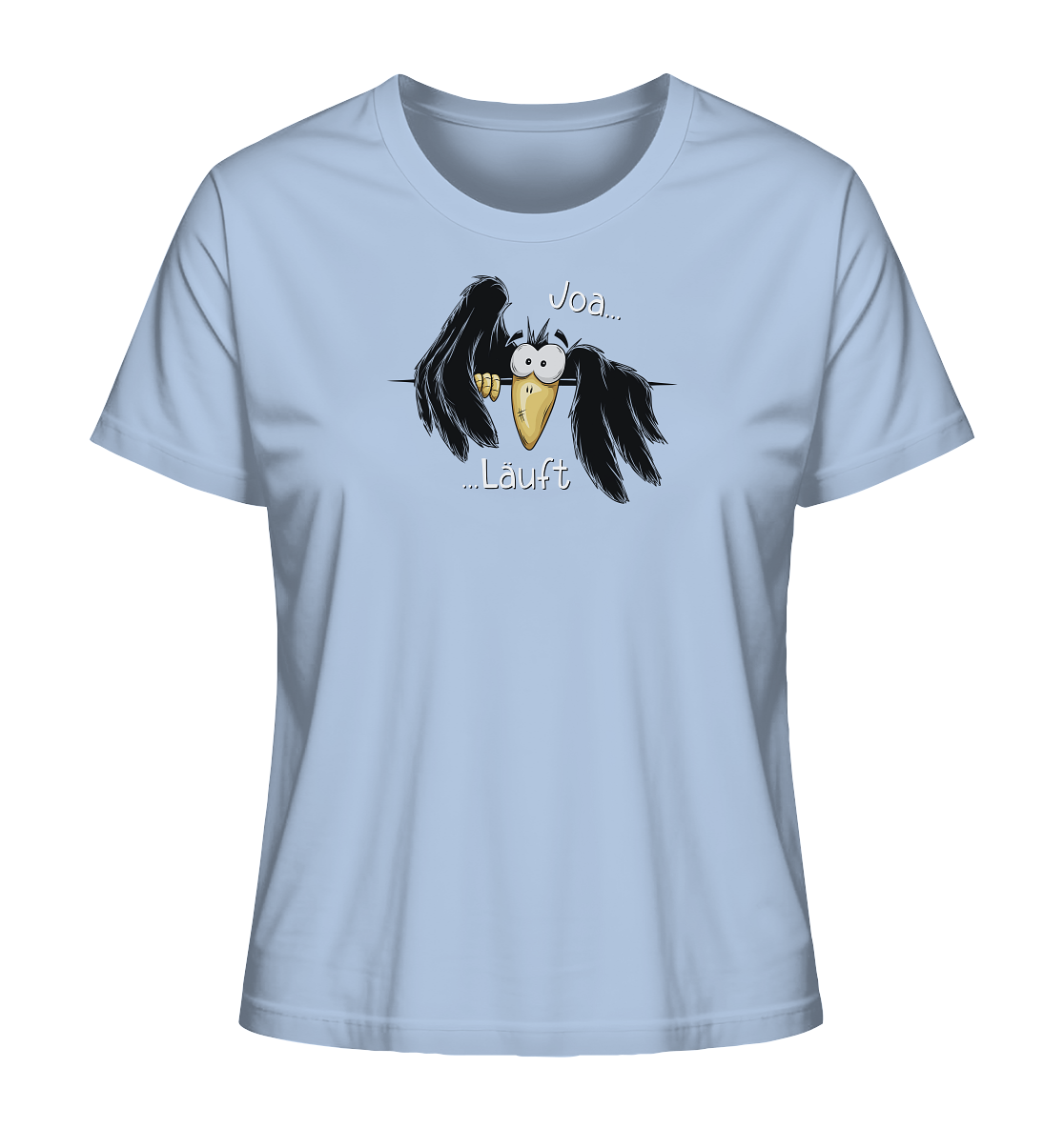 Joa Läuft Krähe gechillter Rabe - Ladies Organic Shirt