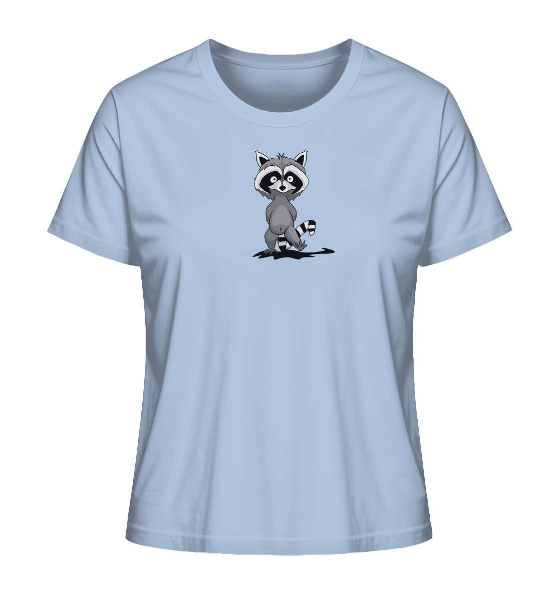 Frecher kleiner Waschbär - Ladies Organic Shirt