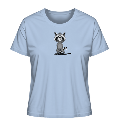 Frecher kleiner Waschbär - Ladies Organic Shirt