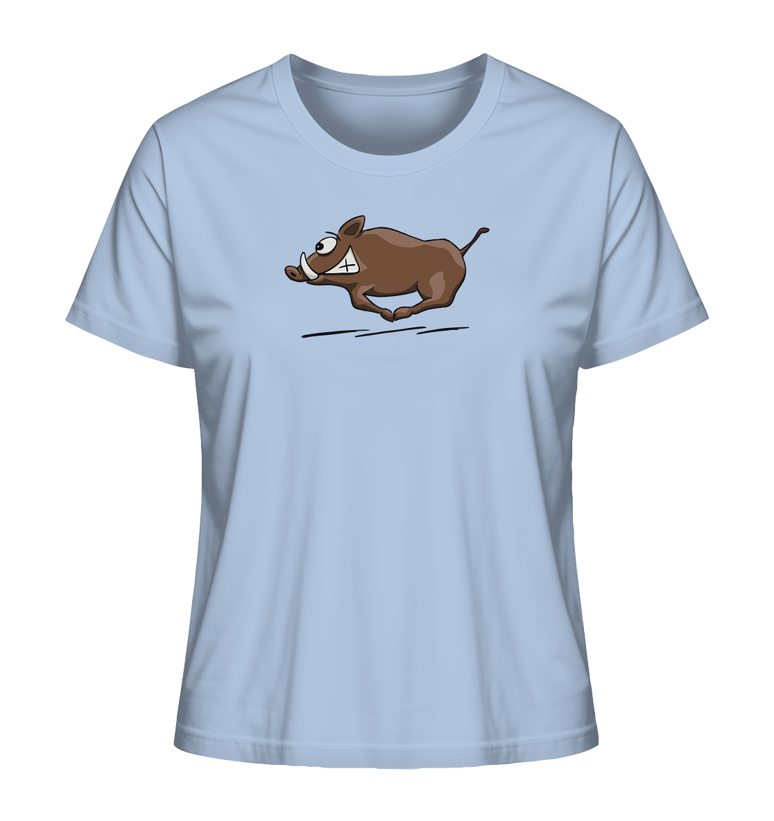 sauwildes Wildschwein | Wildsau  - Ladies Organic Shirt