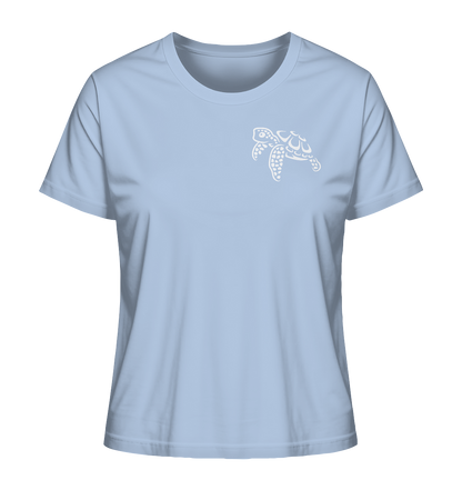 schwimmende Meeres-Schildkröte - Ladies Organic Shirt