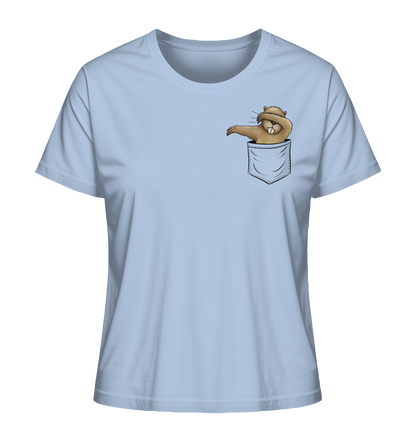 Dabbender Biber in Deiner Tasche - Ladies Organic Shirt