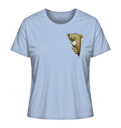 Funky Bär Illustration - Ladies Organic Shirt