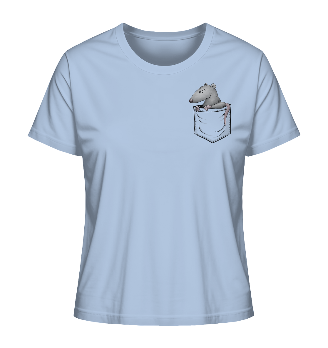 Kleine Ratte in der Tasche - Ladies Organic Shirt