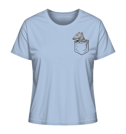 Kleine Ratte in der Tasche - Ladies Organic Shirt
