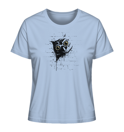 Lässige Street Art Eule - Ladies Organic Shirt