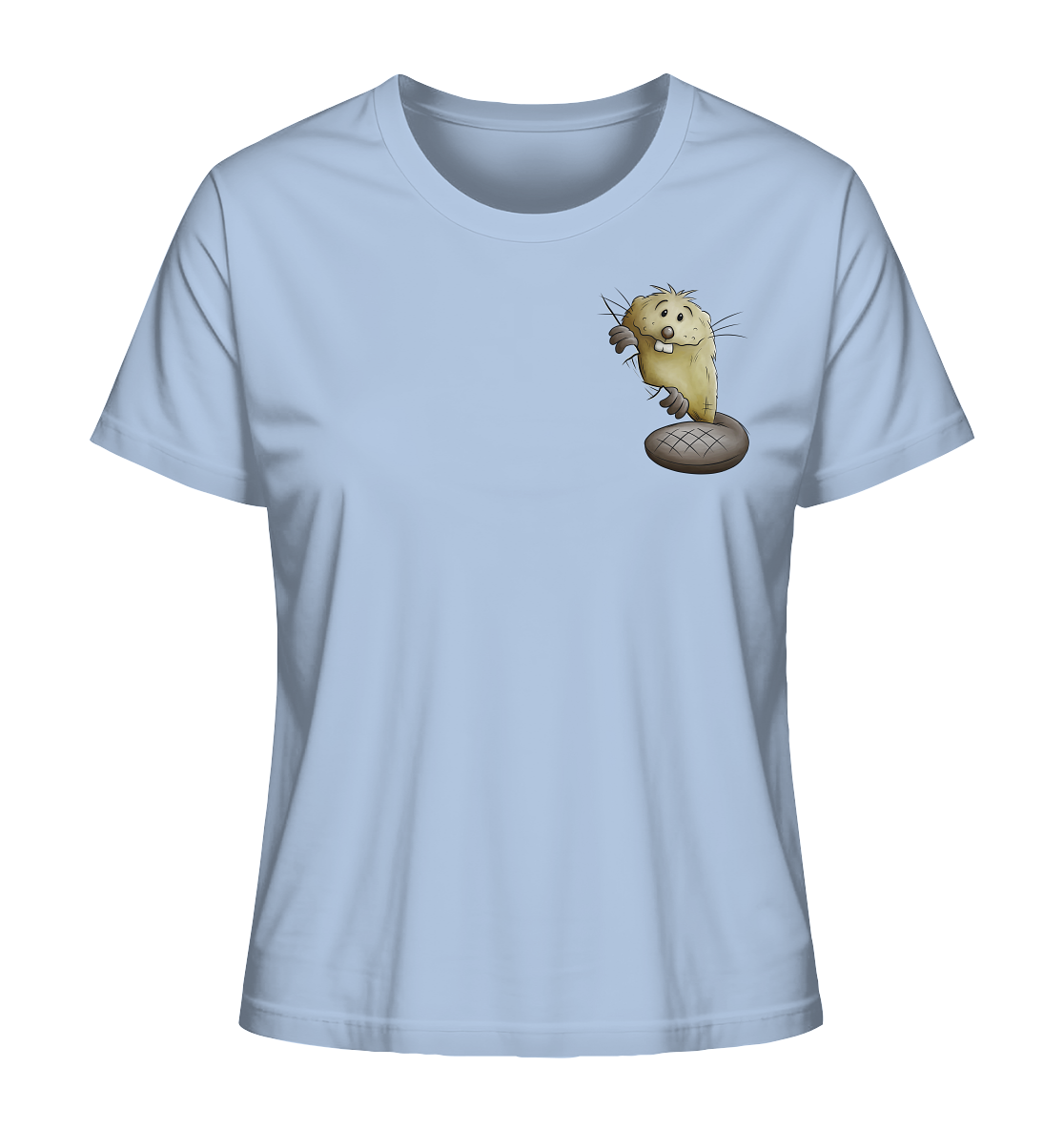Lustiger frecher Biber - Ladies Organic Shirt