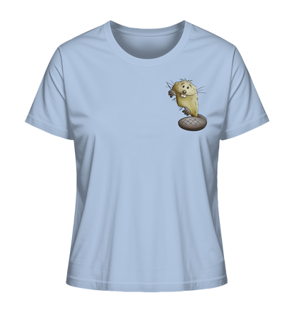 Lustiger frecher Biber - Ladies Organic Shirt