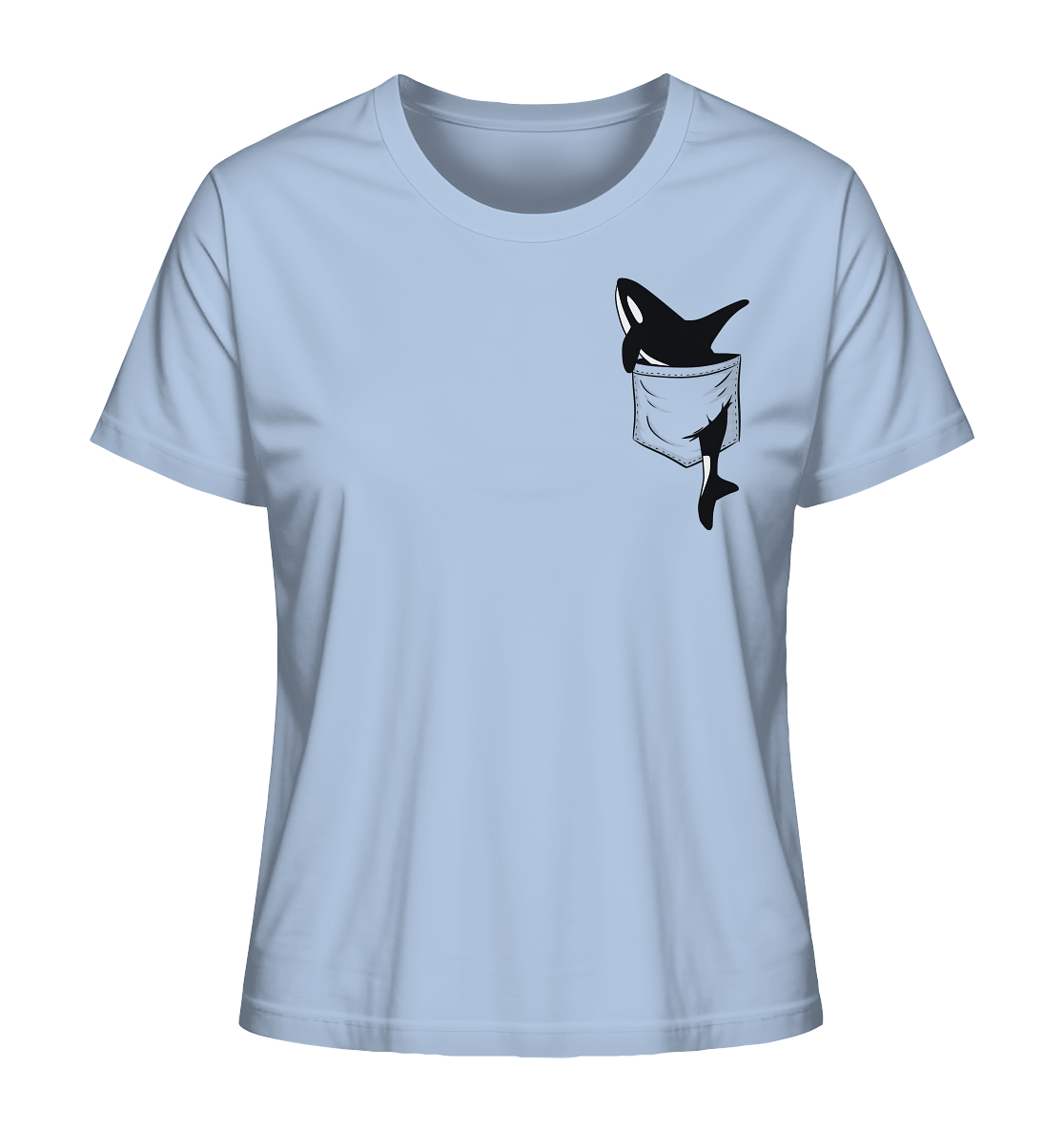 Orca In Deiner Tasche - Ladies Organic Shirt
