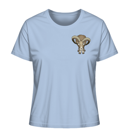 Bockiges Mufflon Widder Schafbock - Ladies Organic Shirt