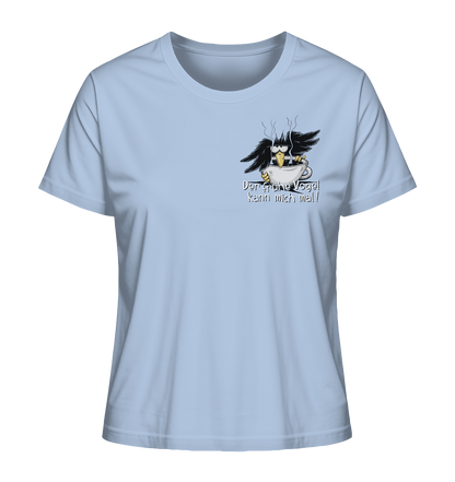 Der frühe Vogel kann mich mal | Kaffee Rabe - Ladies Organic Shirt