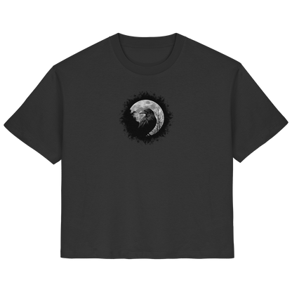 Schwarzer Rabe bei Vollmond  - Ladies Organic Shirt