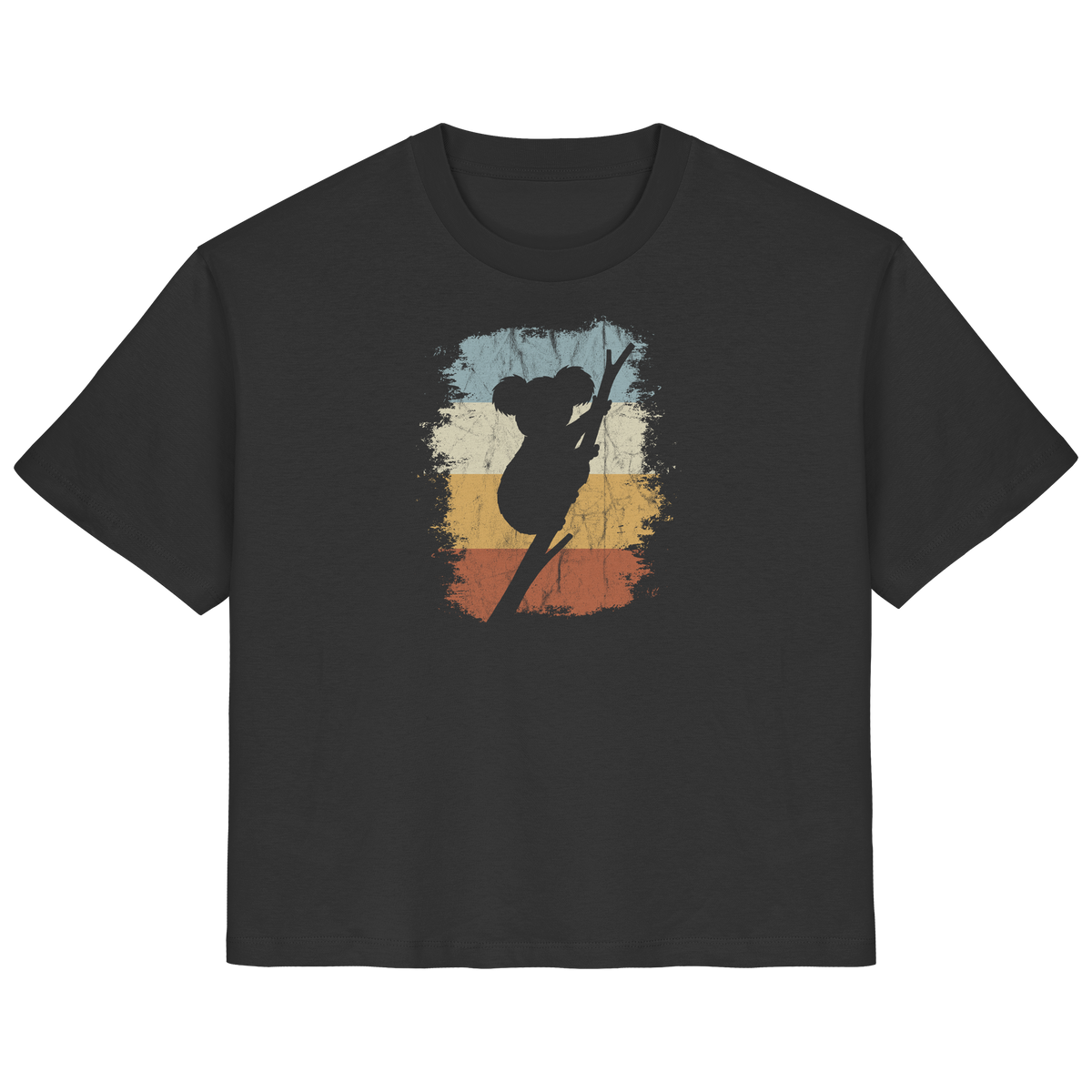 Retro kletternder Koala-Bär - Ladies Organic Shirt