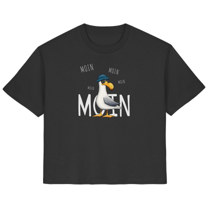 Moin Moin Lässige Hipster Möwe  - Ladies Organic Shirt