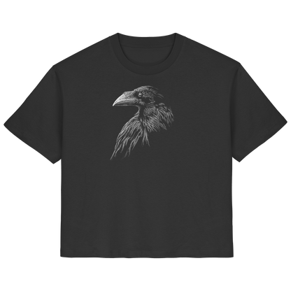 Kritzelkunst Rabe Krähe - Ladies Organic Shirt