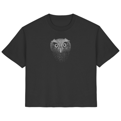Eule Kritzelkunst Illustration - Ladies Organic Shirt
