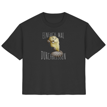 Einfach mal Durchbeissen Biber - Ladies Organic Shirt