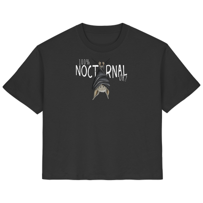100% nachtaktive Fledermaus - Ladies Organic Shirt