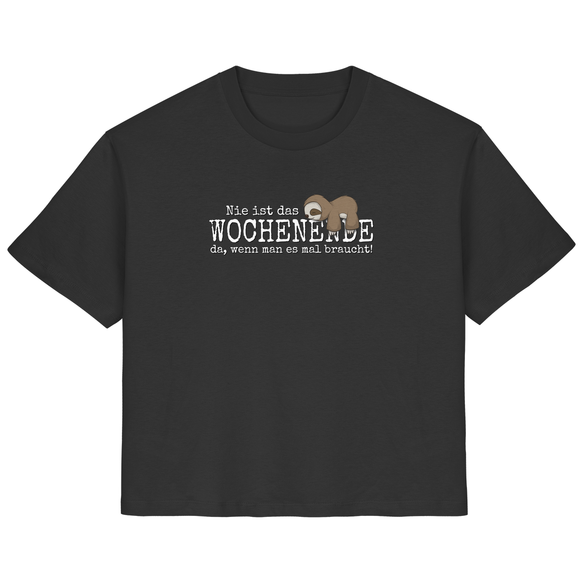 Kawaii Faultier Wochenende - Ladies Organic Shirt