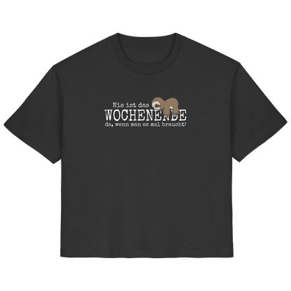 Kawaii Faultier Wochenende - Ladies Organic Shirt