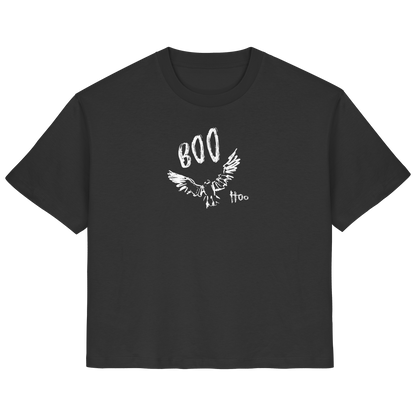 Boo Hoo! Fliegende Eule  - Ladies Organic Shirt