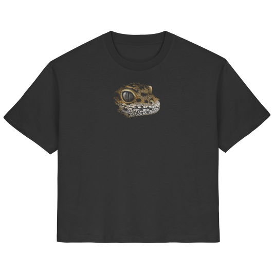 Leopard Gecko Skizze Kritzelkunst - Ladies Organic Shirt