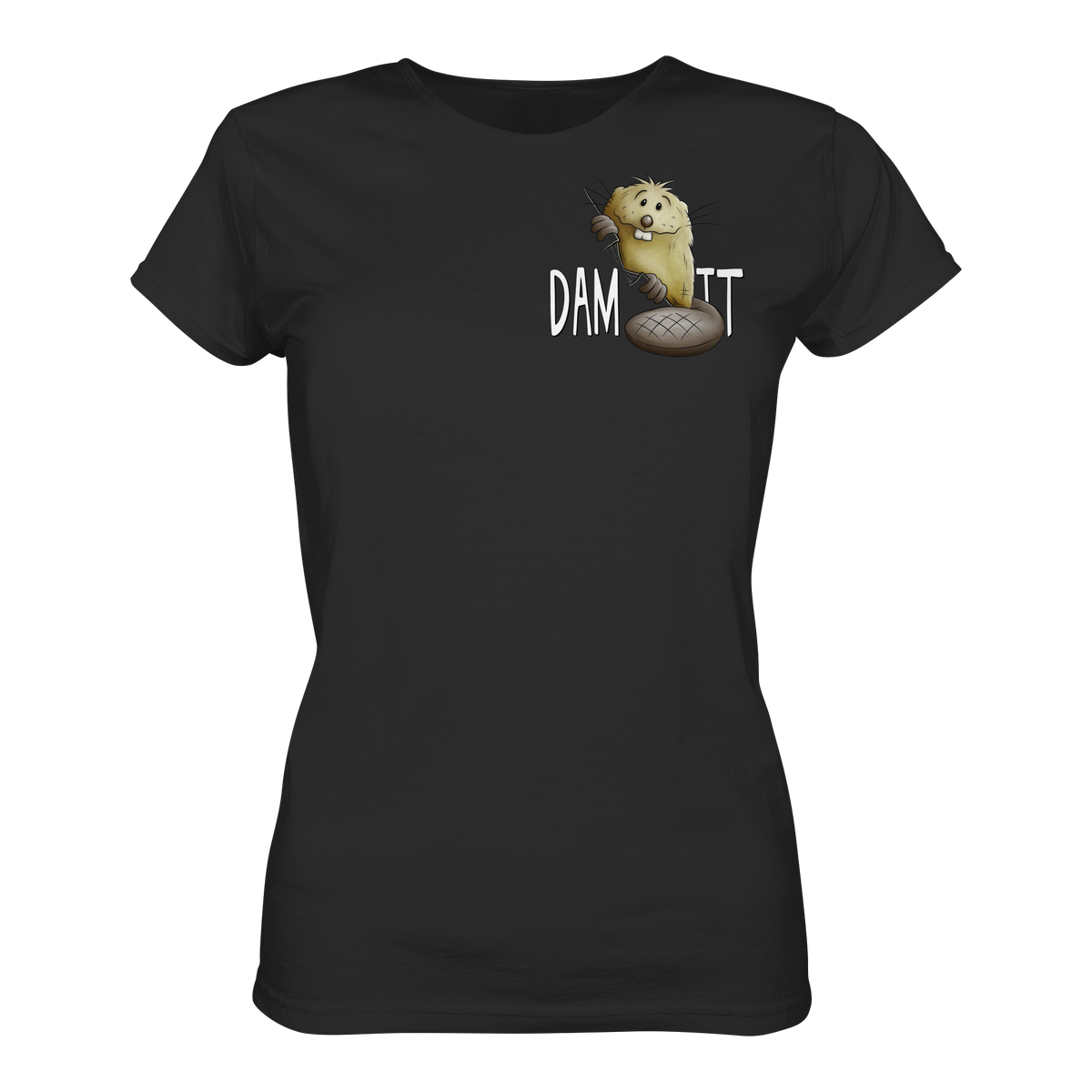 Dam It Verdammt Lustiger Biber - Ladies Organic Shirt