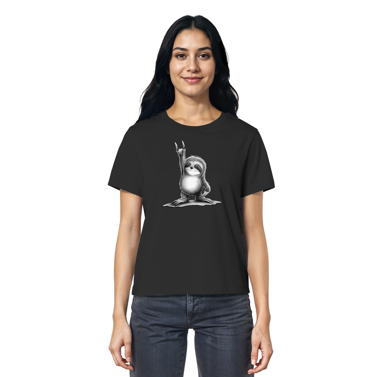 Rock On Party Faultier - Ladies Organic Shirt
