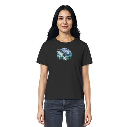 Retro Unterwasser Buckelwal - Ladies Organic Shirt