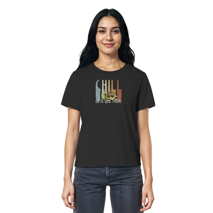 Gechillt gemütliche Schildkröte - Ladies Organic Shirt