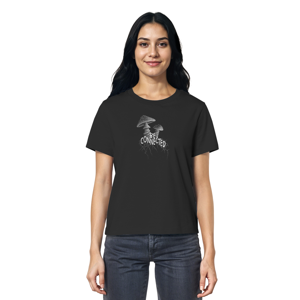Be Connected Panther-Pilz - Ladies Organic Shirt