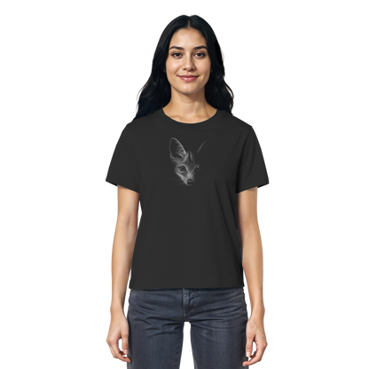 Fuchs Kritzelkunst Illustration - Ladies Organic Shirt